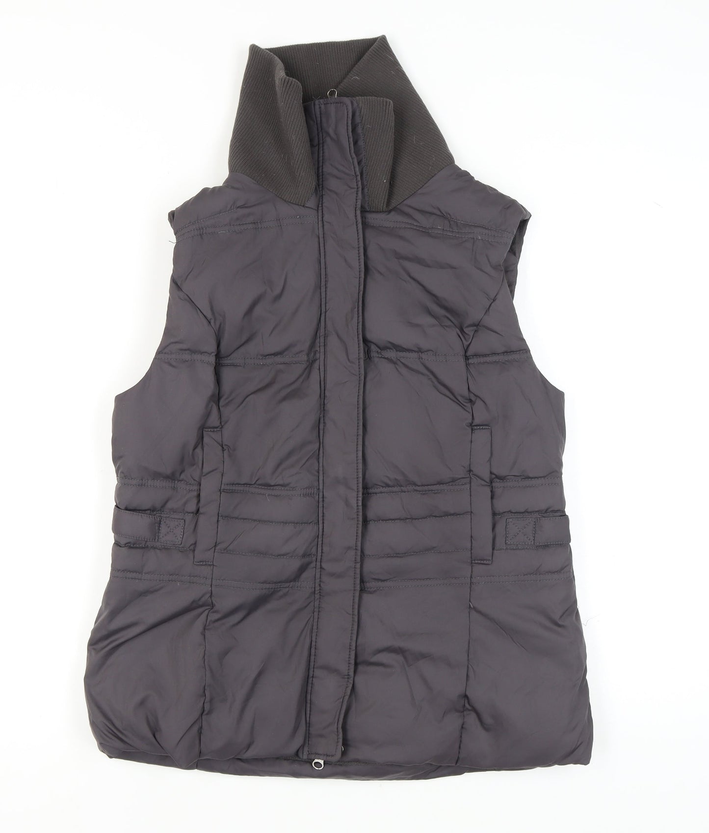 White Stuff Women's Black Padded Waistcoat Size 16