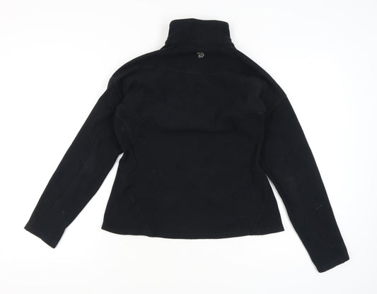 Womens UK M Regular Mountain Hardwear Black Full Zip Sweatshirt