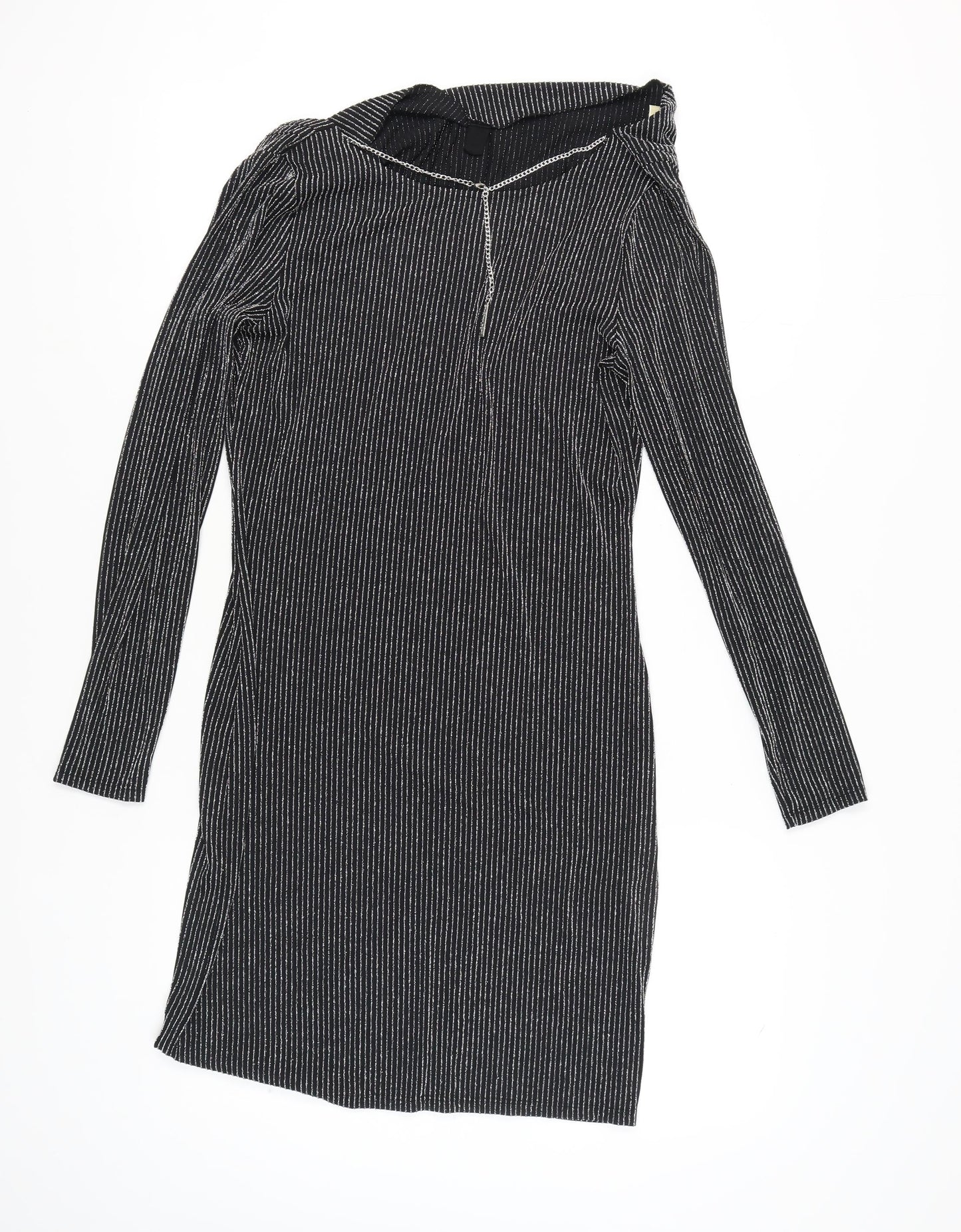 Michael Kors Women's Black Sheath Dress M