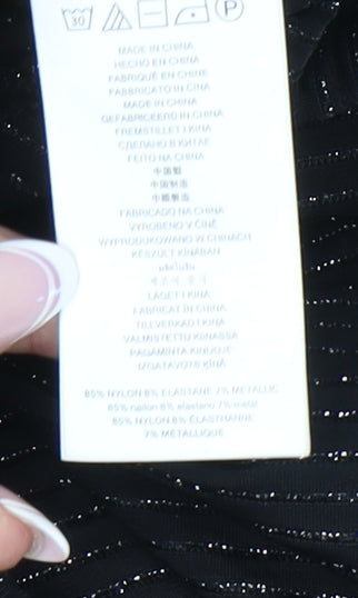 Michael Kors Women's Black Sheath Dress M