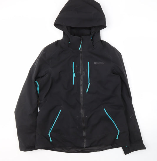 Mountain Warehouse Women's Black Ski Jacket Size 12