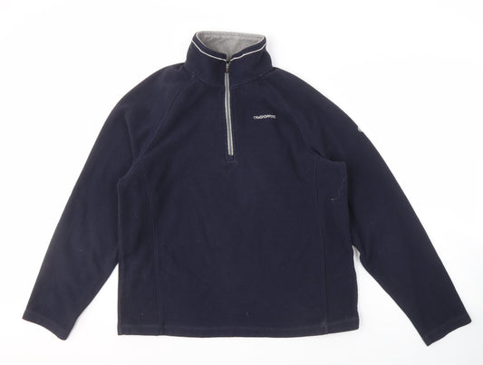 Craghoppers Men's Blue M Fleece 1/4 Zip Sweatshirt