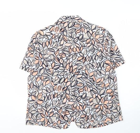 Eastex Women's Multicoloured Floral Button-Up Shirt