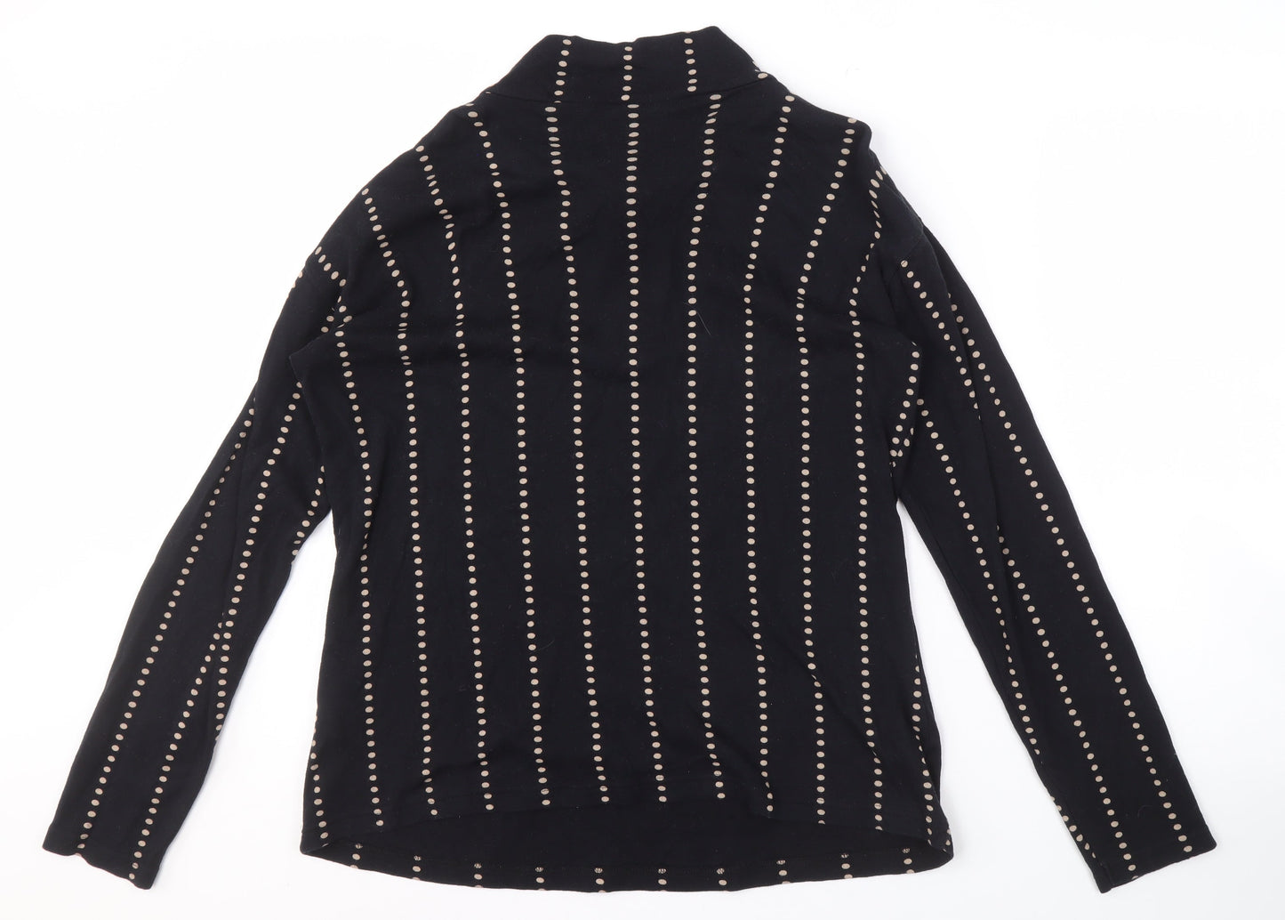 Trespass Women's Black Polka Dot Sweatshirt XL