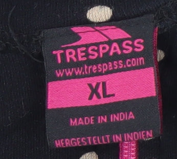 Trespass Women's Black Polka Dot Sweatshirt XL