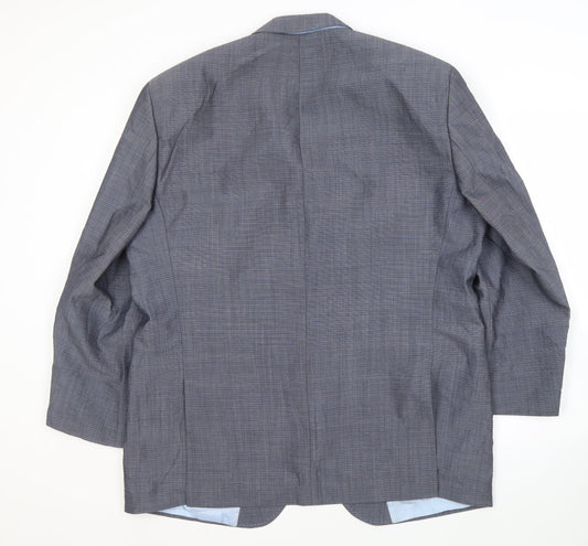 Digel Men's Blue Check Blazer Jacket 56