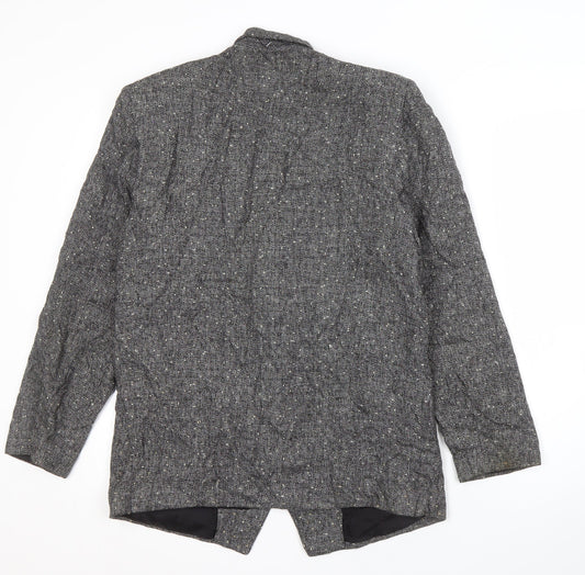Michelle Stuart Women's Black Flecked Blazer Size 8