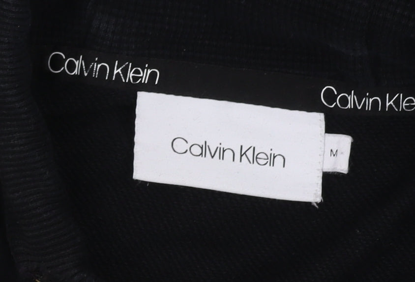 Calvin Klein Men's Black Pullover Hoodie - Medium
