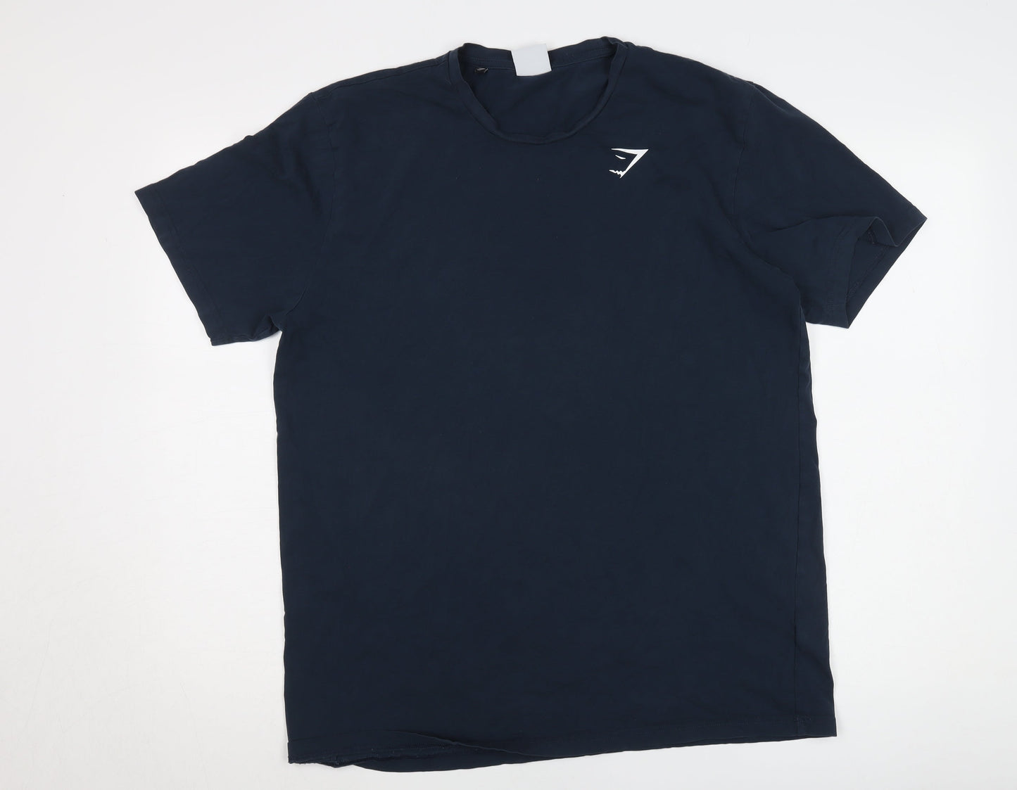 Gymshark Men's Blue T-Shirt - L Short Sleeve