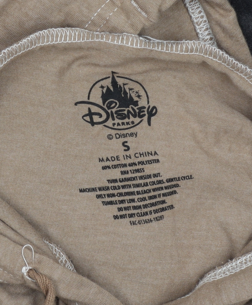 Disney Women's Brown Colourblock Hoodie S