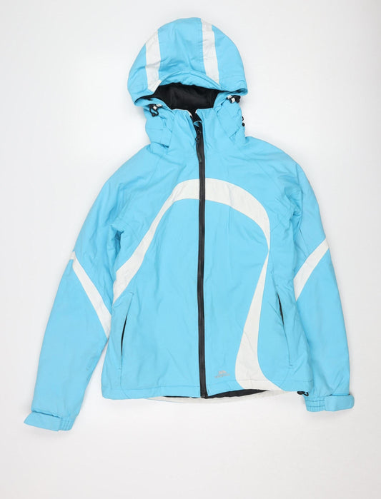 Trespass Women's Blue Ski Jacket - S, Waterproof, Hooded