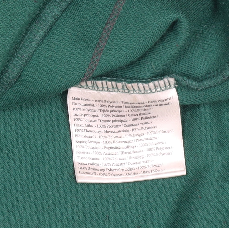Regatta Men’s Green Fleece Jacket L Stand-Up Collar
