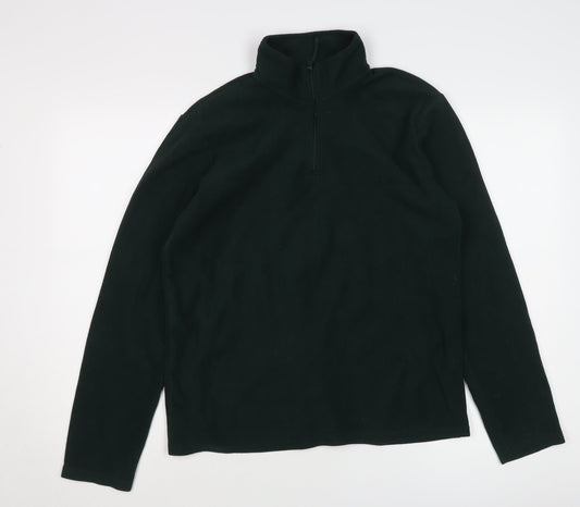 Mountain Warehouse Men's Green Fleece Sweatshirt M