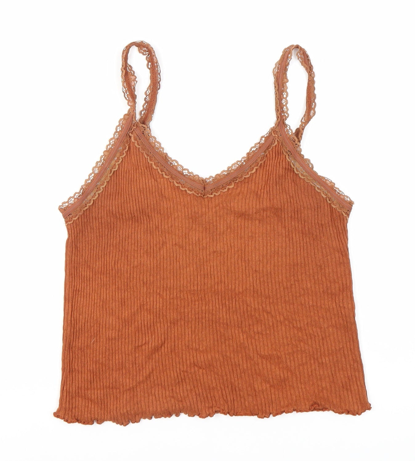 Stradivarius Women's Brown Camisole Tank Top Size 12
