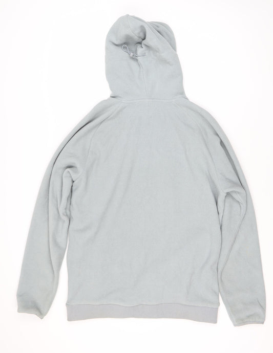 MP Men's Grey Hoodie - Small, Pullover, Fleece, Logo