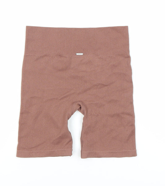 Gilly Hicks Women's Brown Biker Shorts, Size 2XS, High Rise