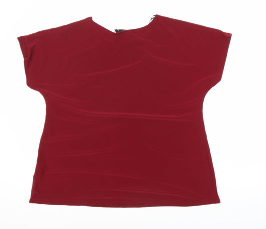 Saloos Women's Classic Red T-Shirt, Size 18