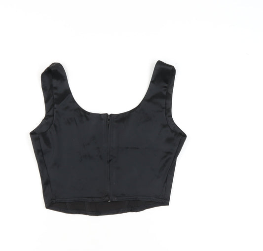 Azora London Women's Black M/L Cropped Tank Top