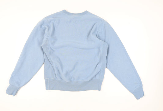 Champion Unisex Blue Pullover Sweatshirt, Size S