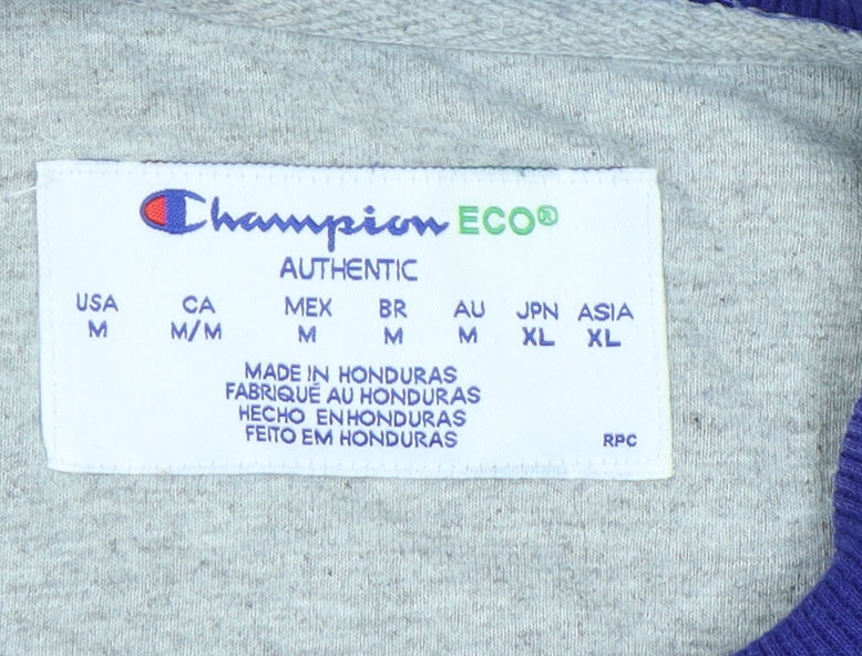 Champion Men's Blue Pullover Sweatshirt M