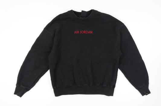 Nike Black Unisex Sweatshirt XS - Oversized Logo Pullover