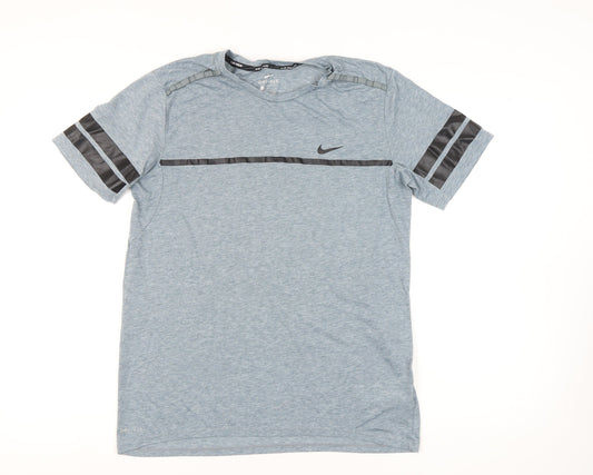 Nike Men's Blue Dri-FIT Running T-Shirt Size L