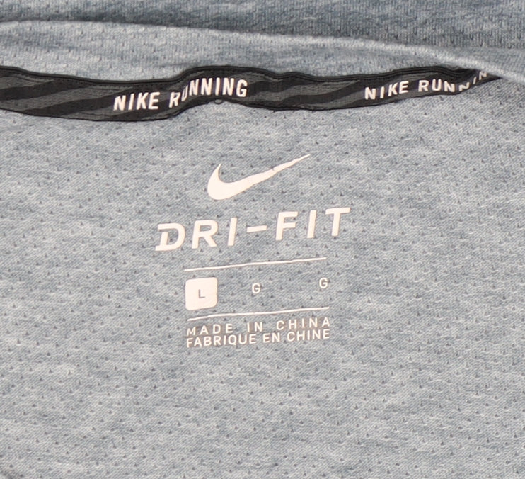 Nike Men's Blue Dri-FIT Running T-Shirt Size L