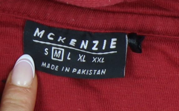 McKenzie Unisex Red Pullover Hoodie M