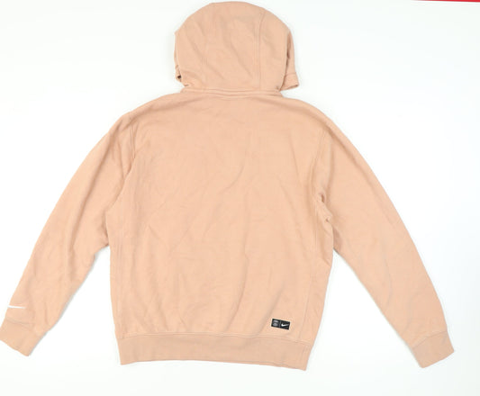 Nike Men's Beige Paris Pullover Hoodie - Size S