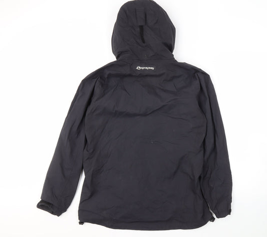 Sprayway Women's Black 3-in-1 Hooded Jacket Size 10