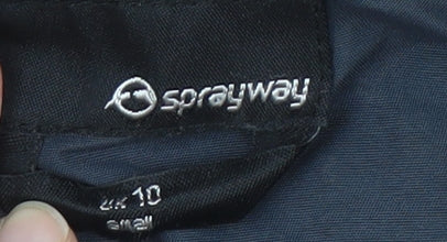 Sprayway Women's Black 3-in-1 Hooded Jacket Size 10