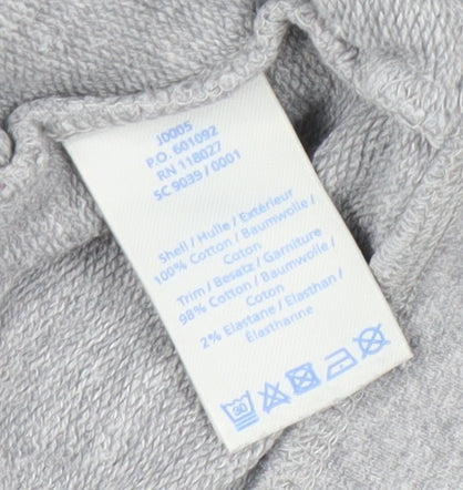 Boden Women's Grey Animal Print Pullover Sweatshirt M