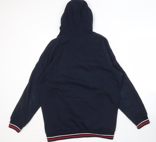 England Rugby Men's Blue L Pullover Hoodie