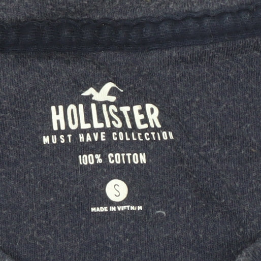 Hollister Men's Gradient Blue T-Shirt Size S