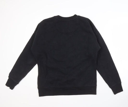 Jack Wills Women's Black Pullover Sweatshirt Size 6