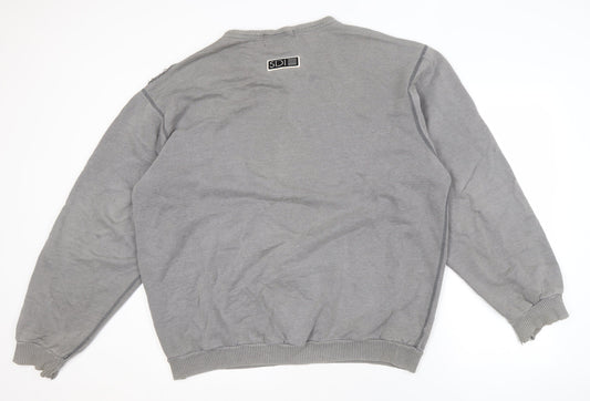SDI Men's Grey Pullover Sweatshirt, Size L