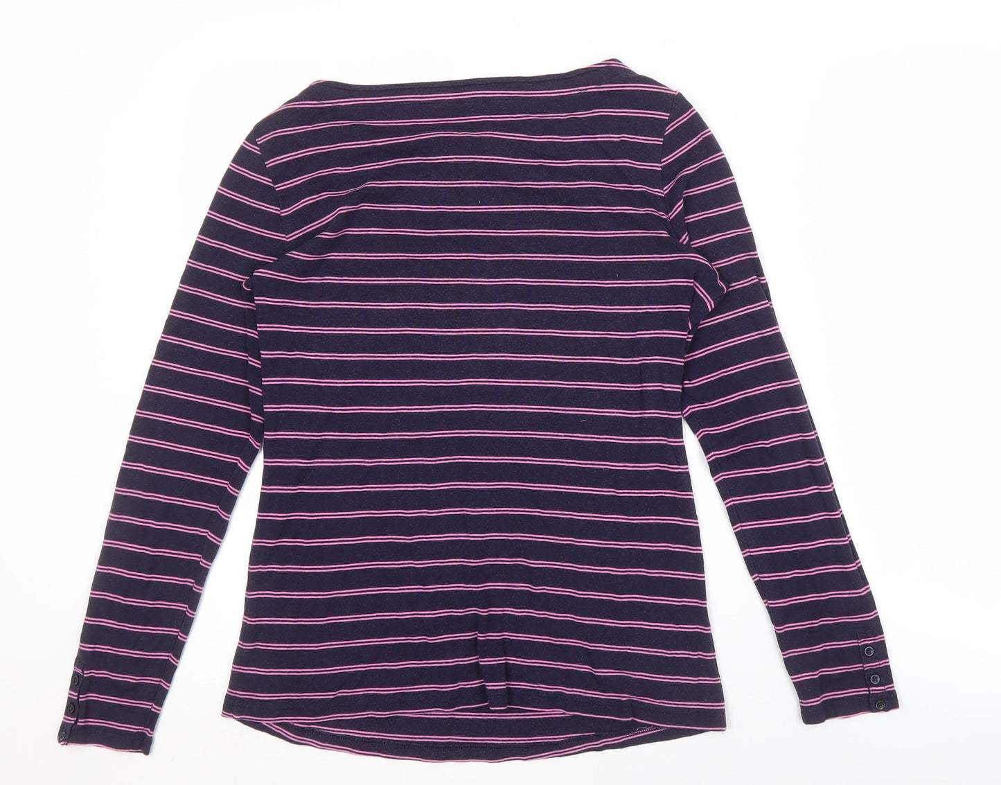 Gap Women’s L Multicoloured Striped Long Sleeve T-Shirt