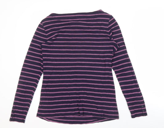 Gap Women’s L Multicoloured Striped Long Sleeve T-Shirt