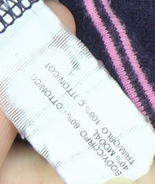 Gap Women’s L Multicoloured Striped Long Sleeve T-Shirt