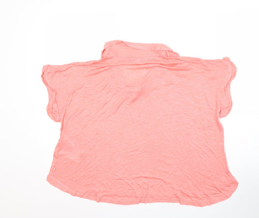 Womens UK Size 10 Regatta Pink Viscose Polo
