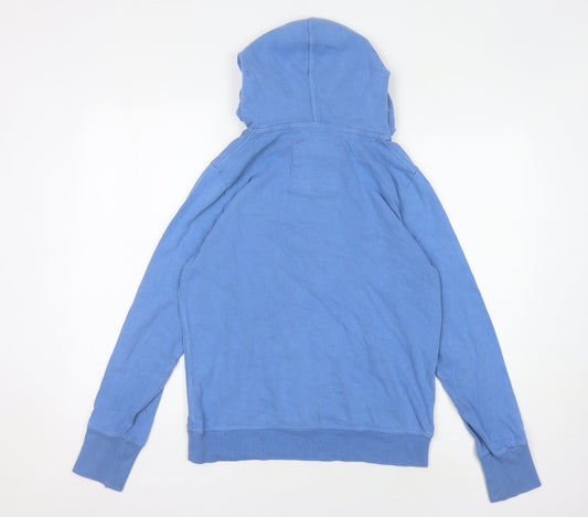 Superdry Women's Blue Pullover Hoodie Size L