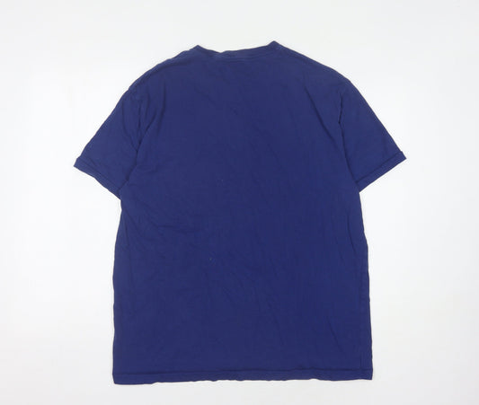 Ralph Lauren Men's Blue L Classic Fit Logo T-Shirt