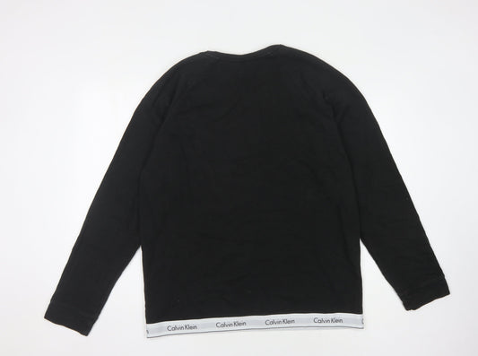 Calvin Klein Men's Black XL Pullover Sweatshirt