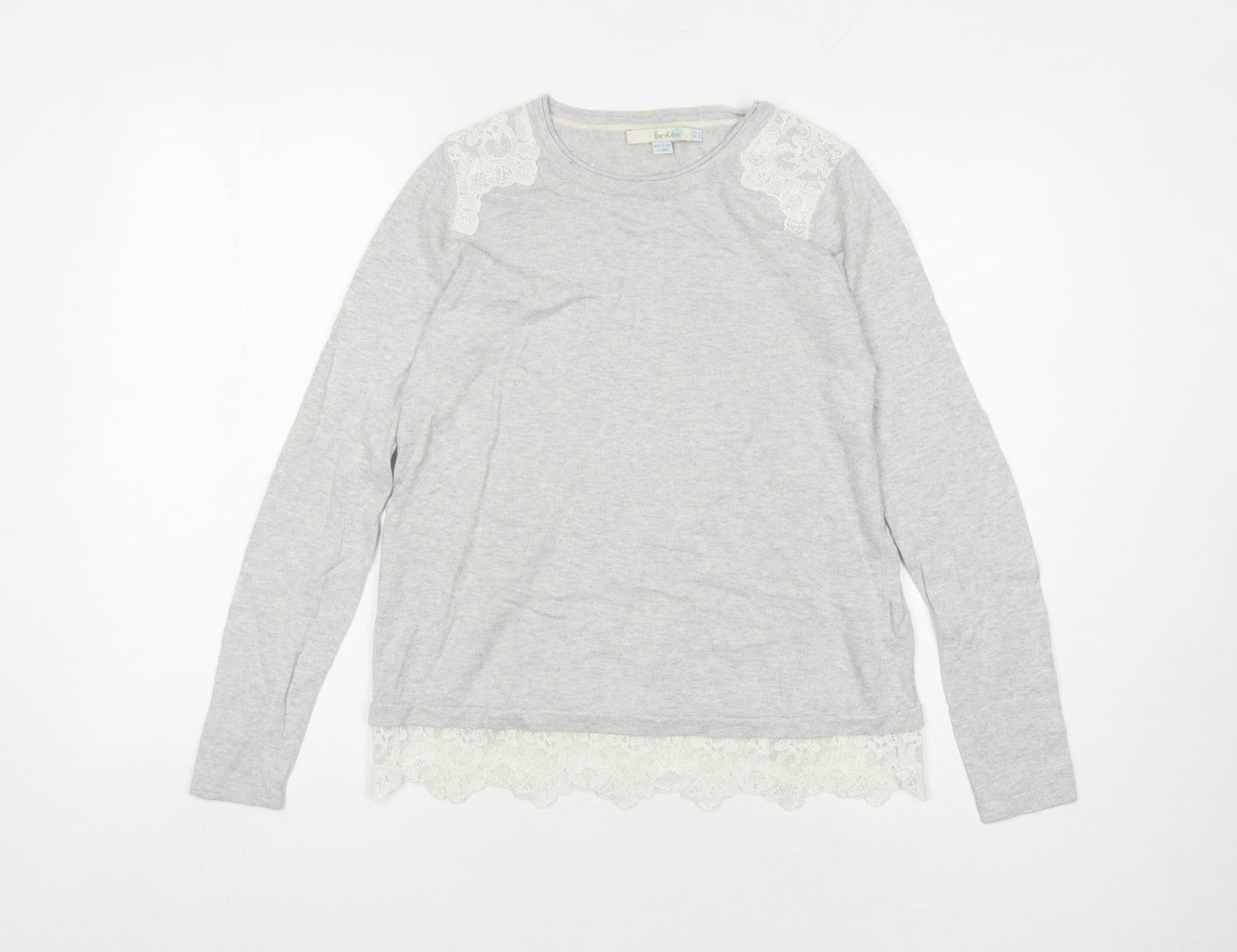 Boden Women's Grey Pullover Jumper Size 8