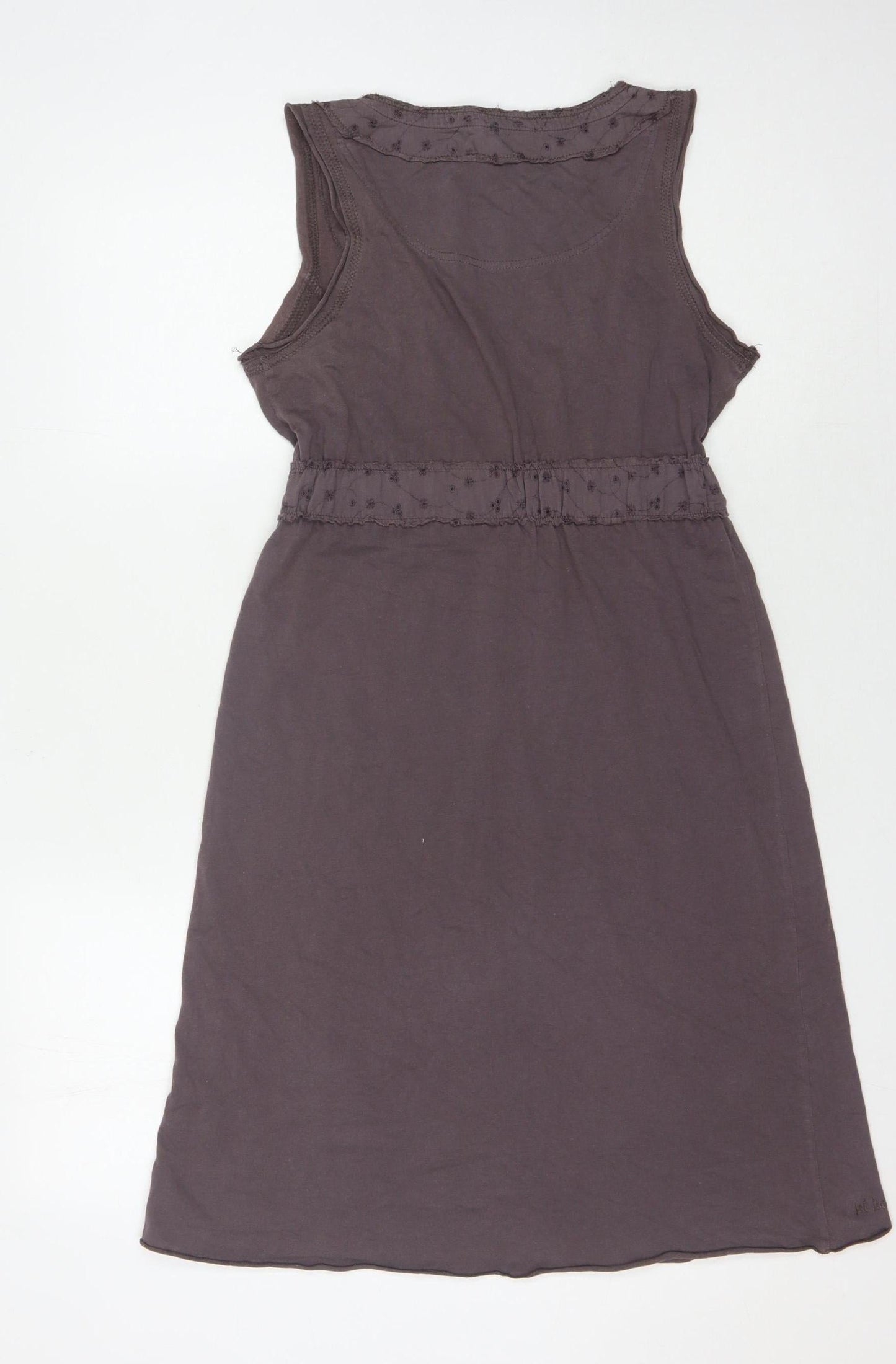 Fat Face Women's Brown A-Line Sleeveless Dress Size 10