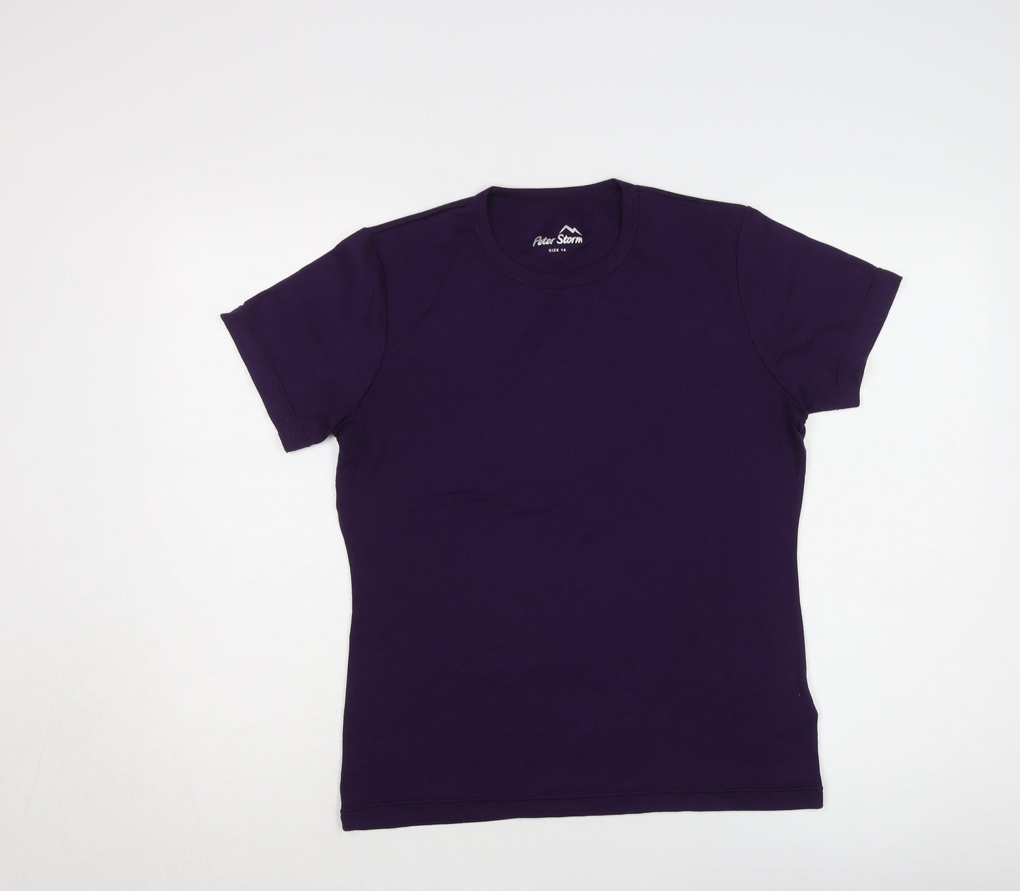 Peter Storm Women's Purple T-Shirt, Size 16