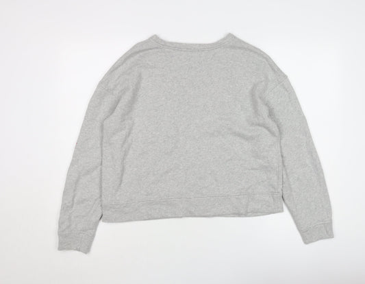 Hobbs Women's Grey Star Pullover Sweatshirt M