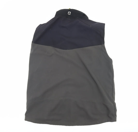 TOG 24 Men's Black Waistcoat 2XL, Zipped Pockets