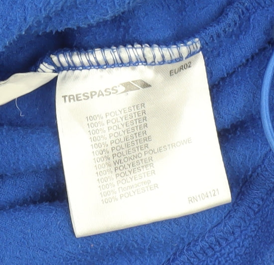 Trespass Women's Blue Fleece Jacket Size 10