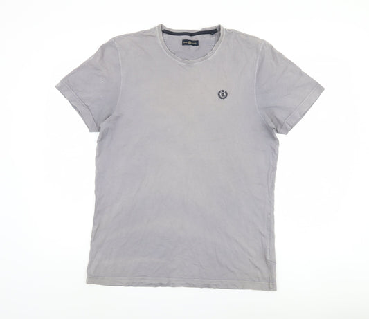 Henri Lloyd Men's Grey Crew Neck T-Shirt - Size L